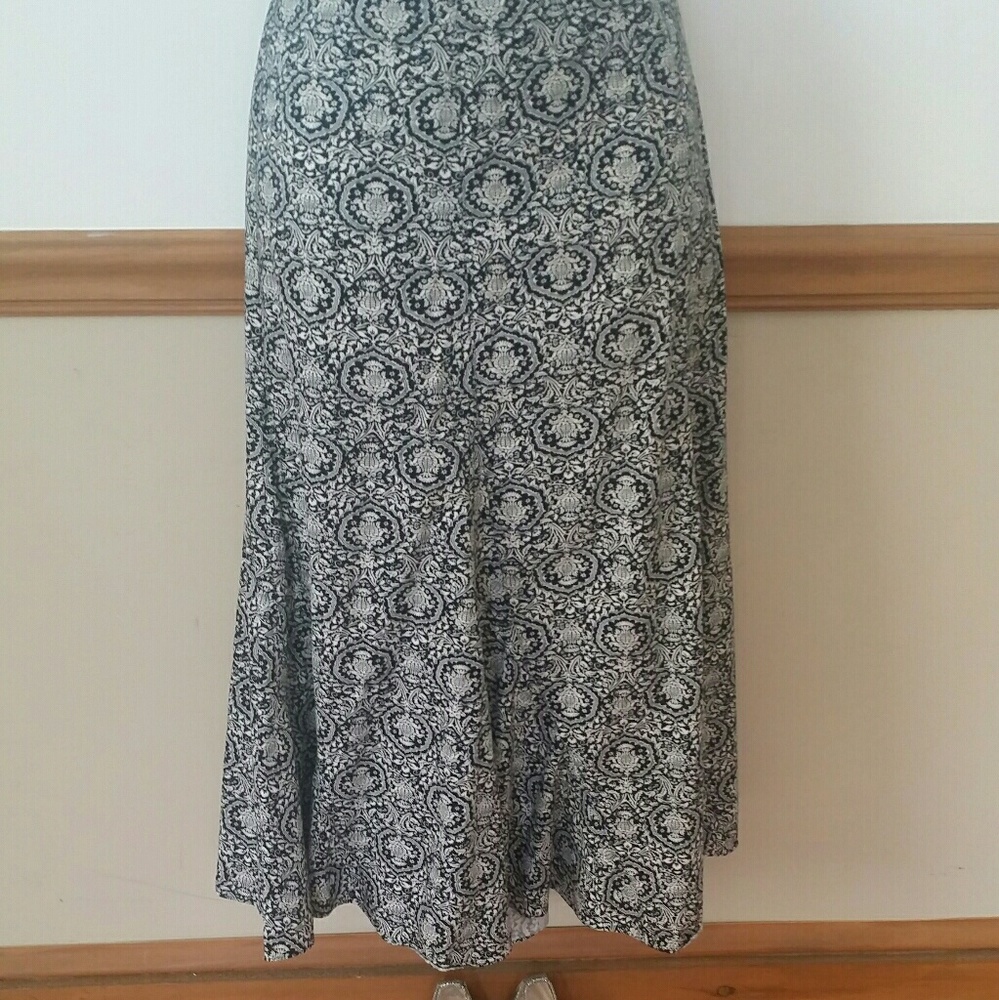 Black and white skirt